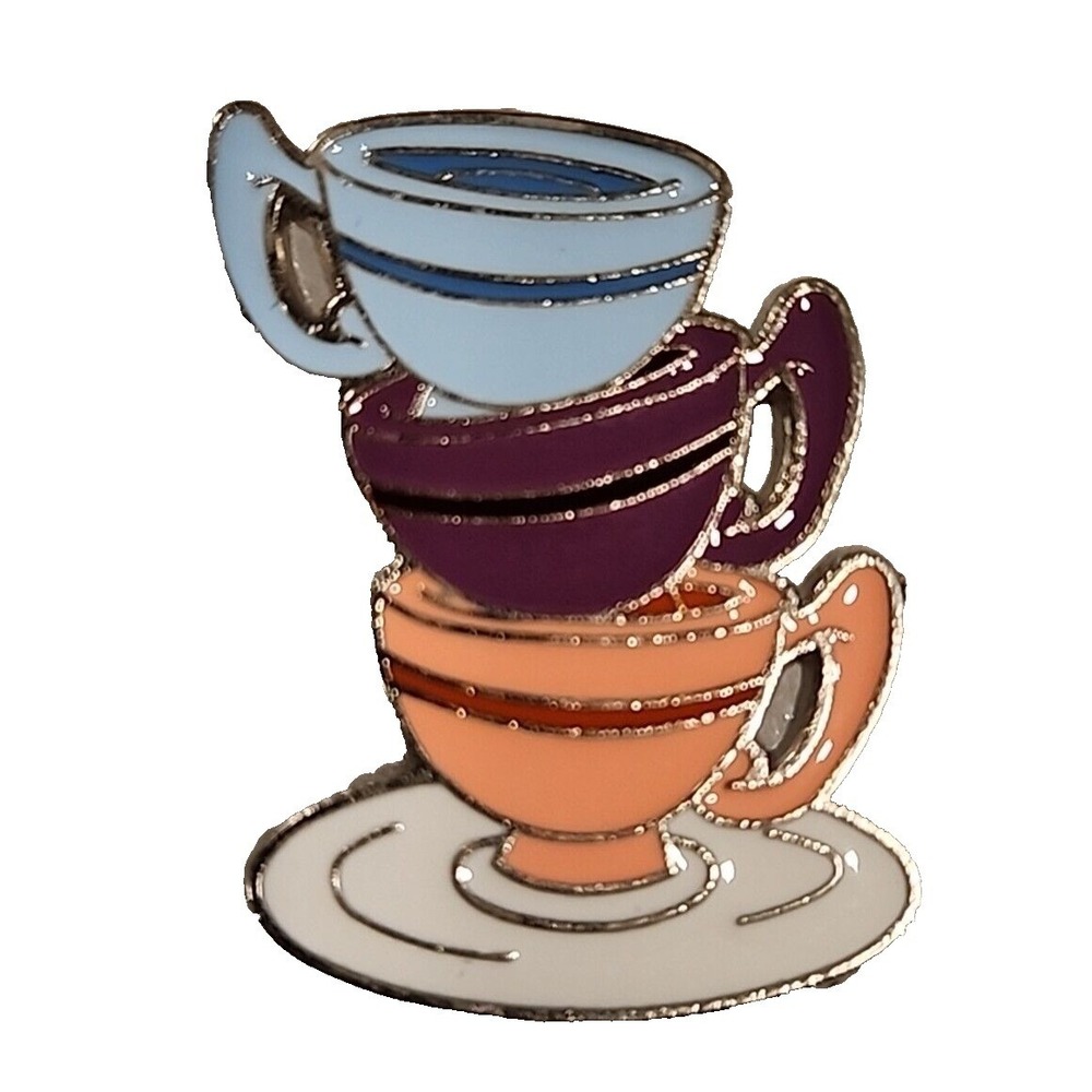 Disney Pin ALICE IN WONDERLAND Mad Tea Party Teacups Tea Cups & Saucers 124732
